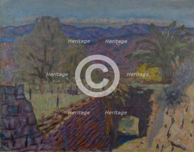 Southern landscape in mistral weather, 1922. Creator: Pierre Bonnard.