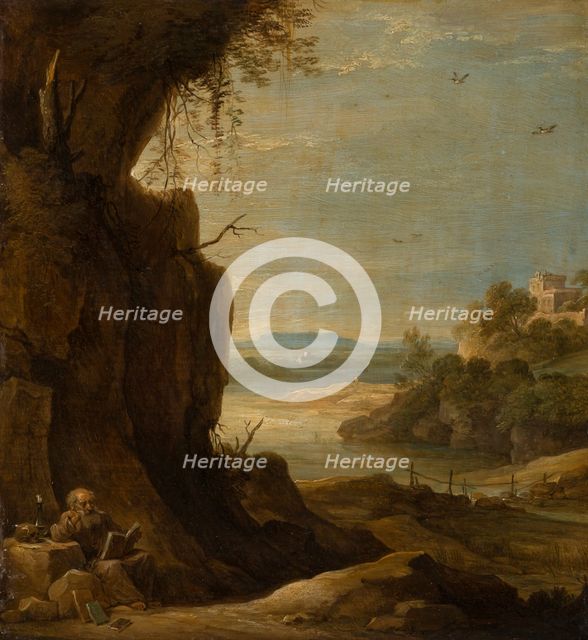 Southern Landscape with St Anthony the Hermit, c1645-1650. Creator: David Teniers II.