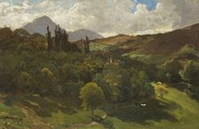 Southern Mountain Landscape. Creator: Alfred Wahlberg