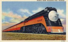 Southern Pacific streamlined train Sunbeam USA, 1937