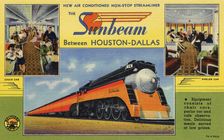 Southern Pacific streamlined train Sunbeam USA, 1937