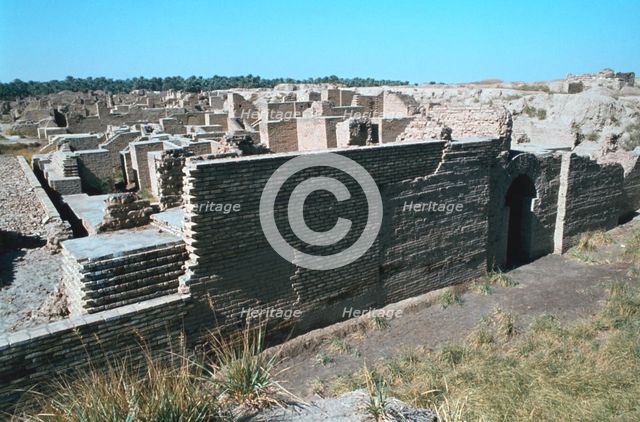 Southern Palace, Babylon, Iraq. Creator: Vivienne Sharp.