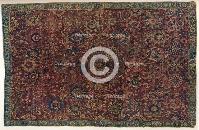 Southern Persian Isfahan carpet, 16th century. Artist: Unknown.