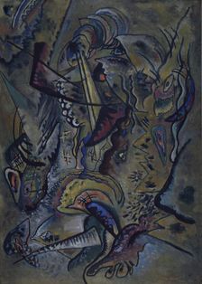 Southerly, 1917. Artist: Kandinsky, Wassily Vasilyevich (1866-1944)