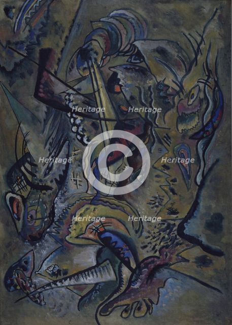 Southerly, 1917. Artist: Kandinsky, Wassily Vasilyevich (1866-1944)