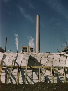 Southland Paper mill, Kraft (chemical) pulp used in making newsprint, Lufkin, Texas, 1943. Creator: John Vachon