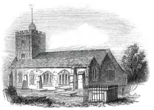 Southover Church, 1845. Creator: Unknown