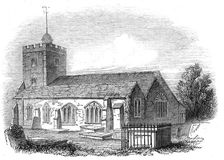 Southover Church, 1845. Creator: Unknown