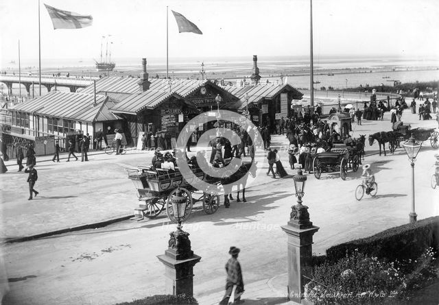 Southport Pier, Southport, Lancashire, 1890-1910. Artist: Unknown