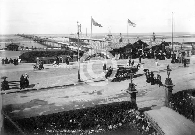 Southport Pier, Southport, Lancashire, 1890-1910. Artist: Unknown