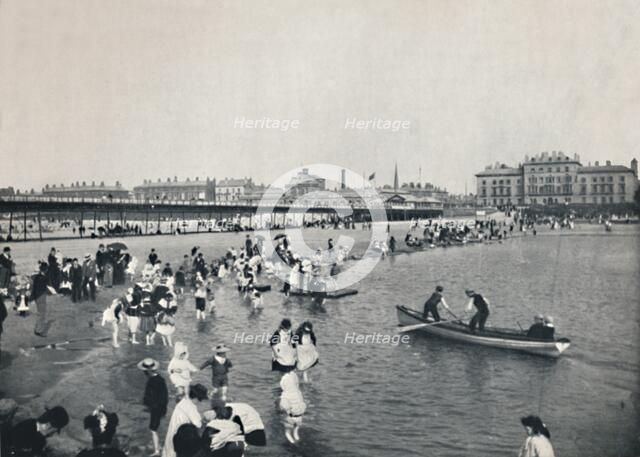 'Southport - The Pier and the South Lake', 1895. Artist: Unknown.