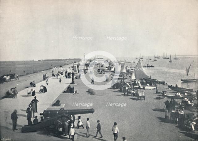 'Southsea - General View of the Beach', 1895. Artist: Unknown.