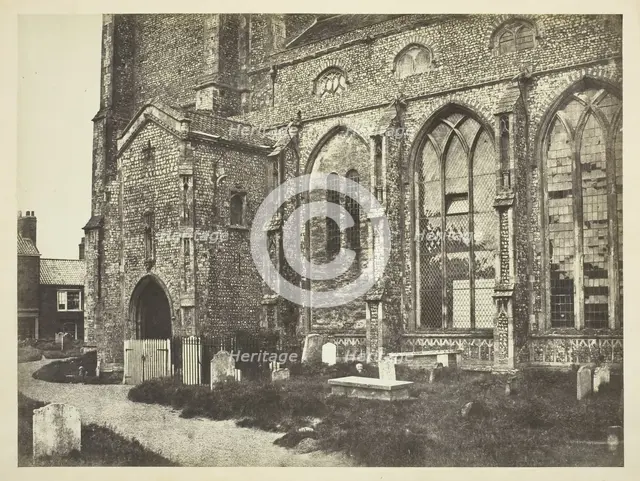 Southside of Cromer Church, c. 1850s. Creator: Benjamin Brecknell Turner.
