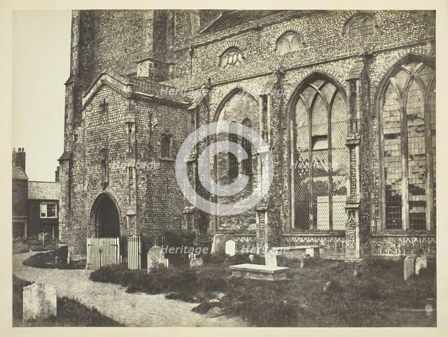 Southside of Cromer Church, c. 1850s. Creator: Benjamin Brecknell Turner.