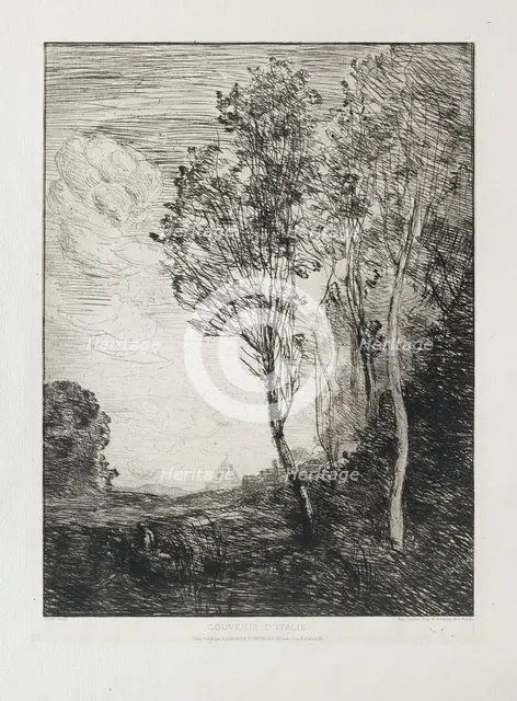 Souvenir d’Italie, 1863. Artist: Jean-Baptiste-Camille Corot.