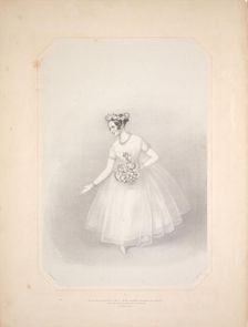 Souvenir d'adieu de Marie Taglioni , 1845. Creator: Anonymous