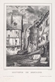Souvenir de Bretagne, 1832. Creator: Eugene Isabey