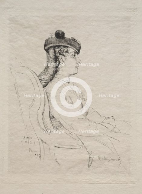 Souvenir de Voyage, 1874. Creator: Emile Auguste Carolus-Duran (French, c. 1837-1917).