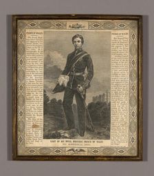 Souvenir Handkerchief Commemorating "Visit of His Royal Highness Prince of Wales to America... Creator: Henry Bowen