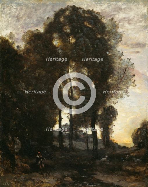 Souvenir of Italy, 1855/60. Creator: Jean-Baptiste-Camille Corot.