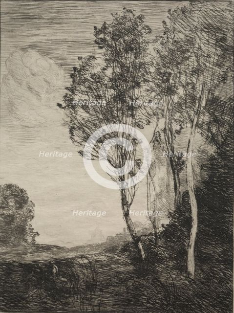 Souvenir of Italy, 1866. Creator: Jean Baptiste Camille Corot (French, 1796-1875); Cadart and Chevalier.