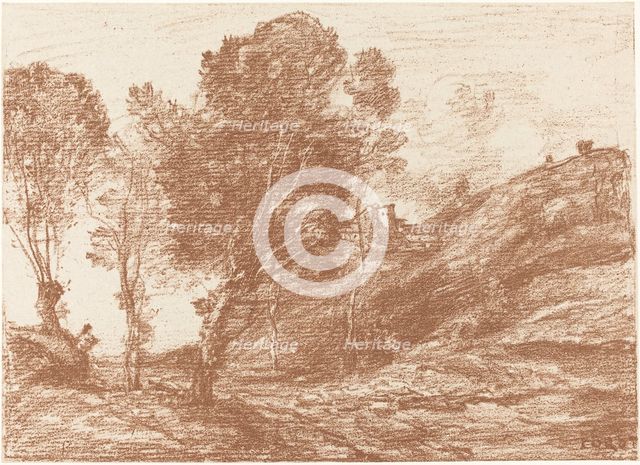 Souvenir of Italy (Souvenir d'Italie), 1871. Creator: Jean-Baptiste-Camille Corot.