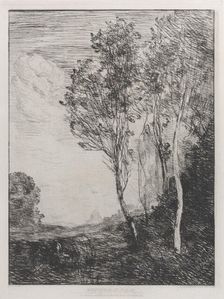 Souvenir of Italy (Souvenir d'Italie), 1866. Creator: Jean-Baptiste-Camille Corot