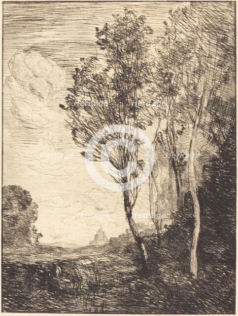 Souvenir of Italy (Souvenir d'Italie), 1866. Creator: Jean-Baptiste-Camille Corot.