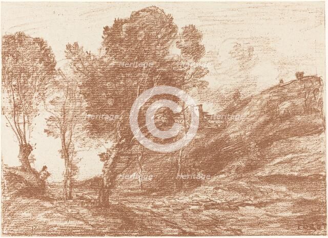 Souvenir of Italy (Souvenir d'Italie), 1871. Creator: Jean-Baptiste-Camille Corot.