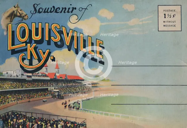 'Souvenir of Louisville Ky.', 1942. Artist: Caufield & Shook.