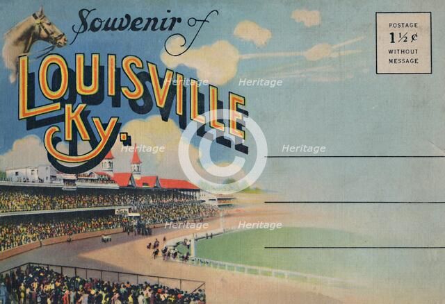 'Souvenir of Louisville Ky.', 1942. Artist: Caufield & Shook.
