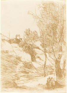 Souvenir of Salerno (Souvenir de Salerne), 1871. Creator: Jean-Baptiste-Camille Corot