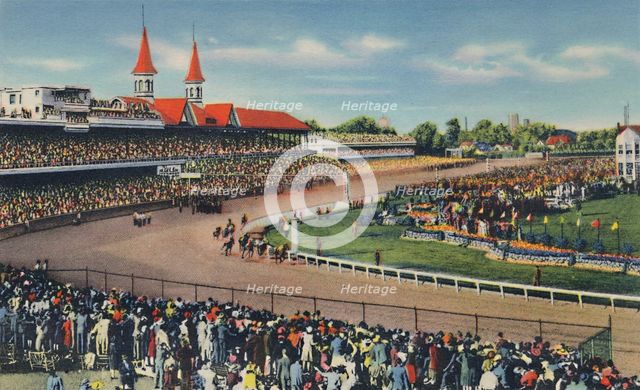 'Souvenir of the Kentucky Derby', 1942. Artist: Caufield & Shook.