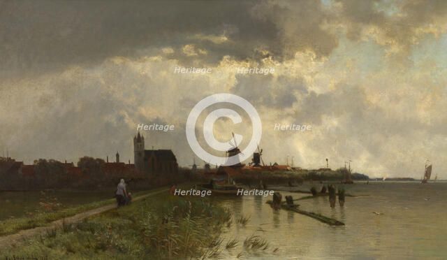 Souvenir of the Zuiderzee, 1867. Creator: Edmond de Schampheleer.