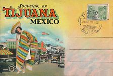 Souvenir of Tijuana, Mexico c1939