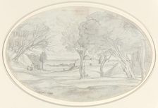 Souvenir of Tuscany, 1844. Creator: Jean-Baptiste-Camille Corot