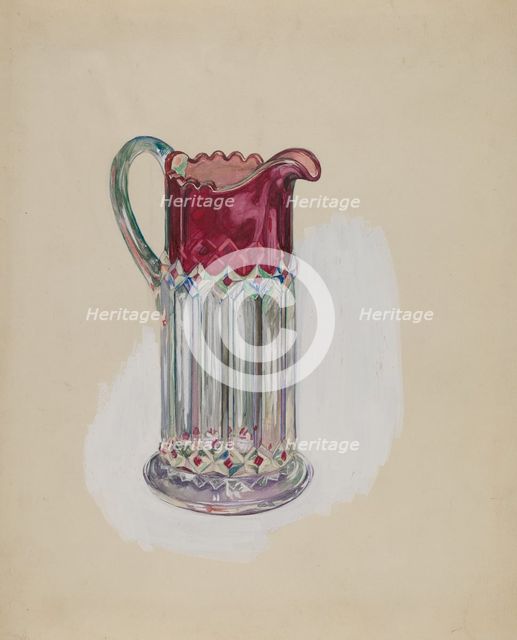 Souvenir Pitcher, c. 1936. Creator: Ralph Atkinson.