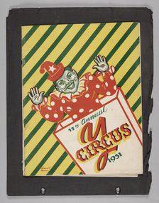 Souvenir program for the 17th Annual Pine Street Y Circus, 1951. Creator: Spencer T. Banks