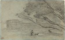 Souvenir: Roman Landscape with the Colosseum, 1865/1870. Creator: Jean-Baptiste-Camille Corot