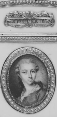 Souvenir with portrait of a man, 1780-81. Creator: Pierre-Denis Chaumont