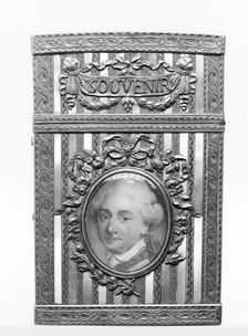 Souvenir with portrait of Stanislaus II, King of Poland, ca. 1770-80. Creator: Joseph Kosinski