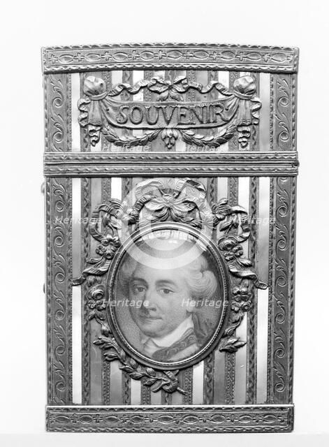 Souvenir with portrait of Stanislaus II, King of Poland, ca. 1770-80. Creator: Joseph Kosinski.