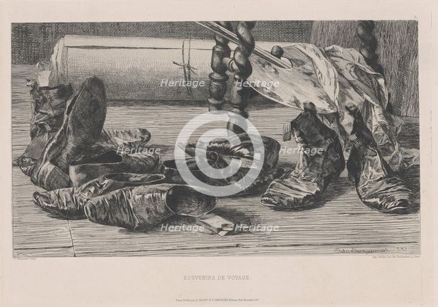 Souvenirs de voyage (Travel Souvenirs), 1862. Creator: Jules-Ferdinand Jacquemart.