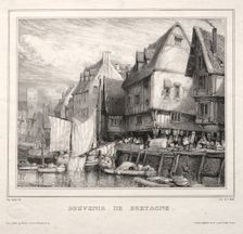 Souvenirs: Souvenir of Brittany, 1832. Creator: Eugène Isabey (French, 1803-1886)