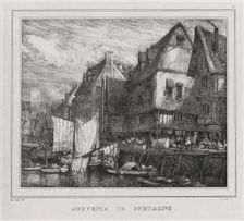 Souvenirs: Souvenir of Brittany, Plate 5, 1832. Creator: Eugène Isabey (French, 1803-1886); V. Morlot and McLean