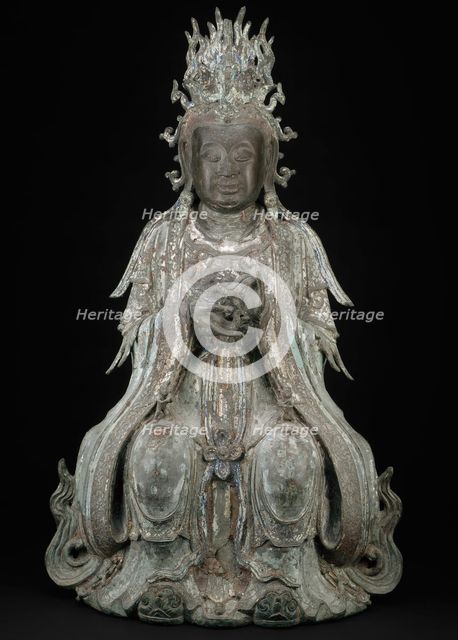 Sovereign of the Clouds of Dawn (Bixia Yuanjun), Ming dynasty (1368-1644), late 14th/15th century. Creator: Unknown.