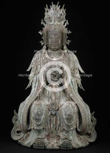 Sovereign of the Clouds of Dawn (Bixia Yuanjun), Ming dynasty (1368-1644), late 14th/15th century. Creator: Unknown.