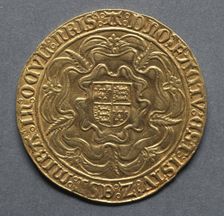 Sovereign (reverse), 1553. Creator: Unknown