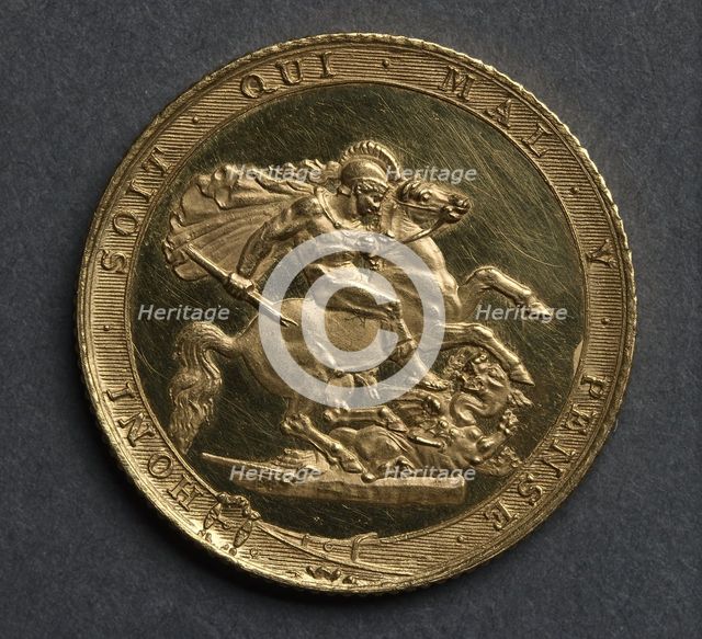Sovereign (reverse), 1817. Creator: Unknown.