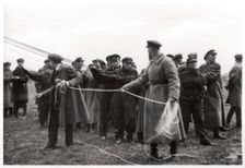 Soviet airship landing crew, Moscow, USSR, 1930 (1933)